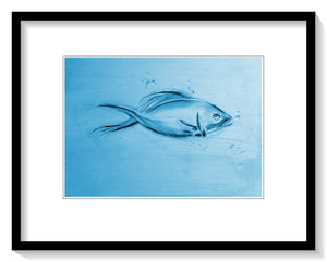 Blue Fish - Print