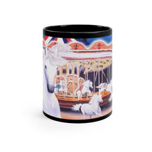 Load image into Gallery viewer, Carousel Horses Art Gift Mug 11oz- &quot;Escape from the Carousel&quot;